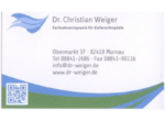 Dr Christian Weiger